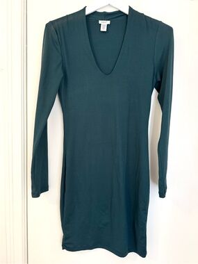 ADC Bodycon Dress in Peacock Green (S)